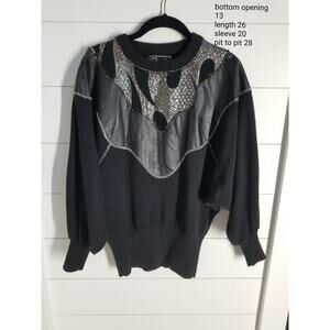 Rochelle California Vtg 80s Oversized Dolman Sleeve Women's Pullover Sweater